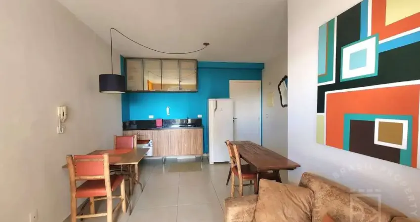 Apartamento à Venda com 1 dormitório, 52m ², Mobiliado na Região Central