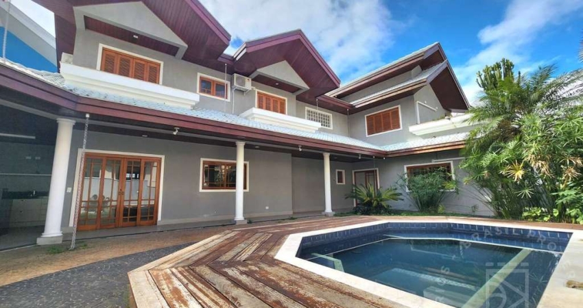 Sobrado 360m² para venda e locação em condomínio Aquárius - SJC