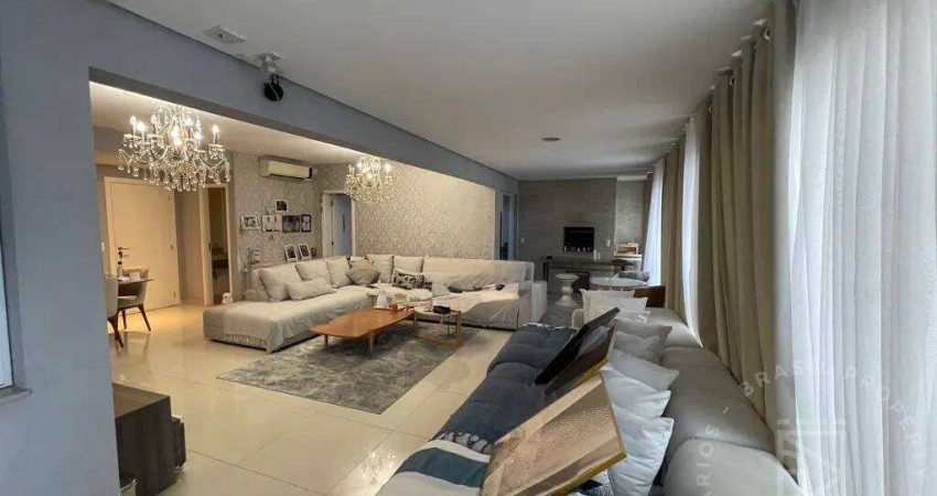 Apartamento à venda, 151m², 3 dormitórios, mobiliado - Jardim Aquarius