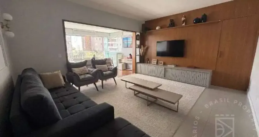 Apto mobiliado com 122m²,  3 quartos e escritório no splendor garden