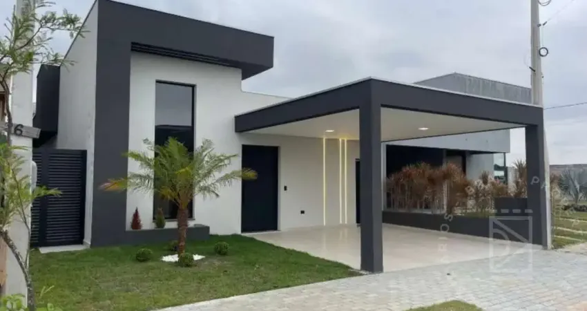 Casa térrea de alto padrão com 3 suítes e  piscina no veredas dos campos