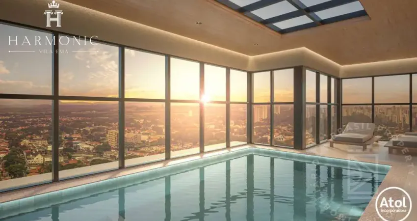 Breve lançamento harmonic vila ema com 2 e 3 quartos 73m² 1 e 2 vagas