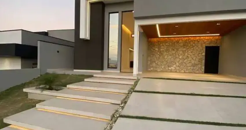 Casa térrea de alto padrão com 3 suítes e área gourmet em caçapava