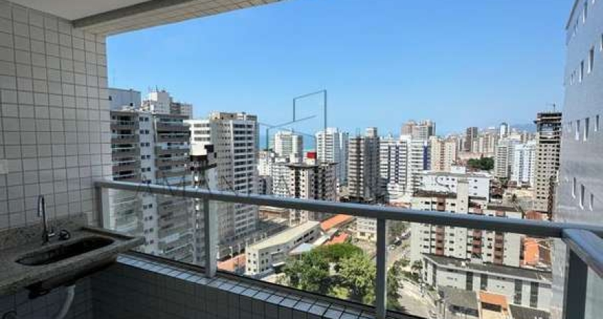 Apartamento para Venda em Praia Grande, Aviação, 1 dormitório, 1 suíte, 2 banheiros, 1 vaga