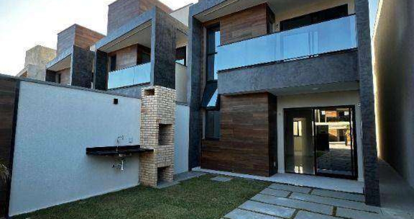 Casa com 3 dormitórios à venda, 111 m² por R$ 479.900,00 - Encantada - Eusébio/CE