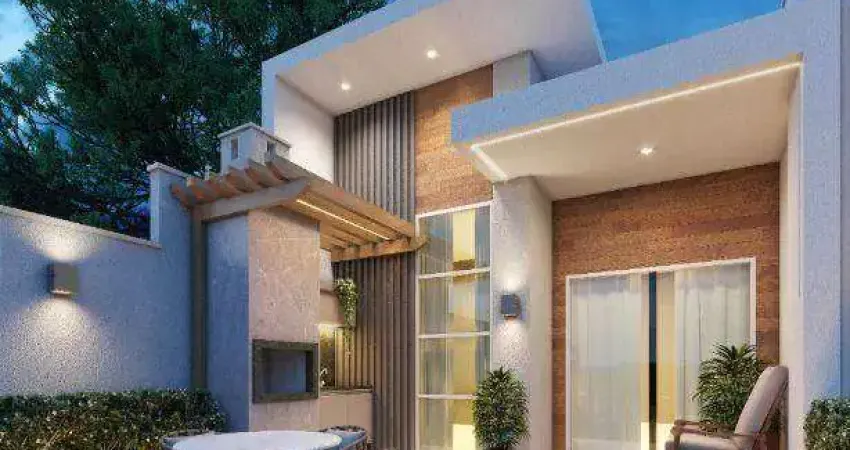 Casa com 3 dormitórios à venda, 91 m² por R$ 340.000,00 - Grilo - Caucaia/CE