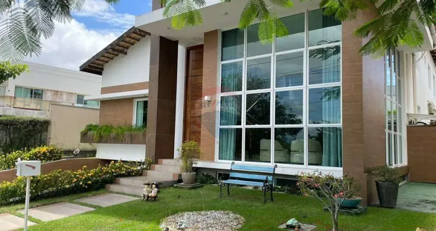 Casa luxo: 4 suítes, piscina e área gourmet! alphaville eusébio 435m² 4 vagas