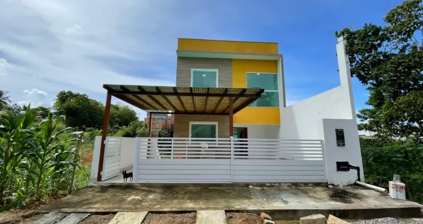 Casa nova à venda – fino acabamento – cond. alto belo – lauro de freitas