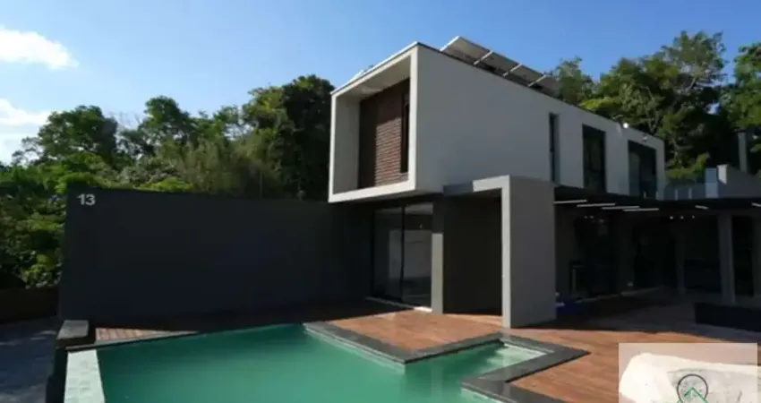 Casa em condomínio luxuoso em atibaia, 4 suítes e área de lazer completa