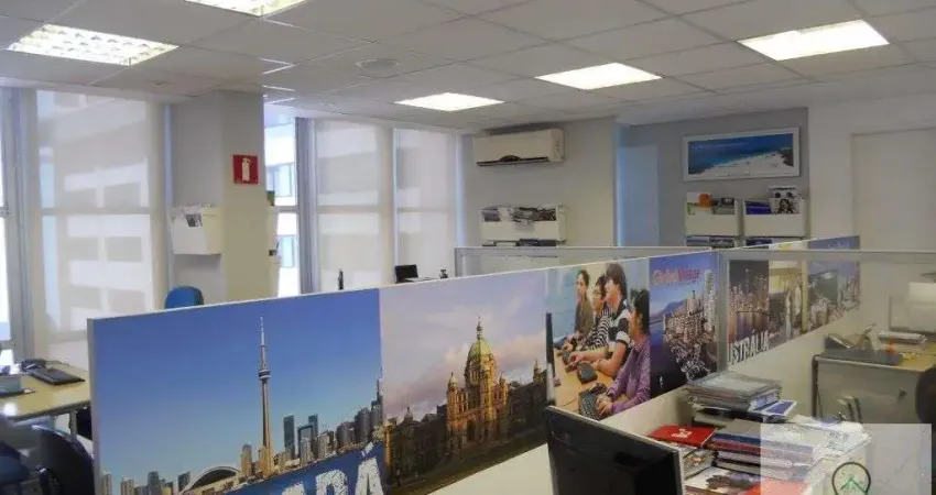 Conjunto comercial em cerqueira césar, sp, com 100m², garagem e ar condicionado