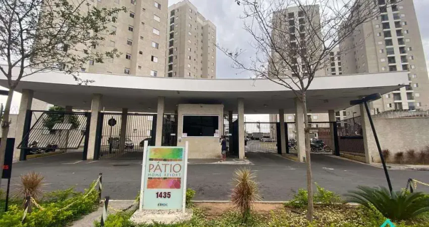 Apartamento à venda, no patio home resort,  em taubaté, areão, com 2 quartos, 56m²