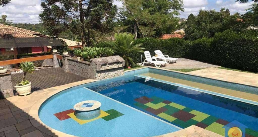 Casa com 4 Suítes à Venda, a.c 700 m² por R$ 3.500.000 - Recanto Suíço - Vargem Grande Paulista/SP