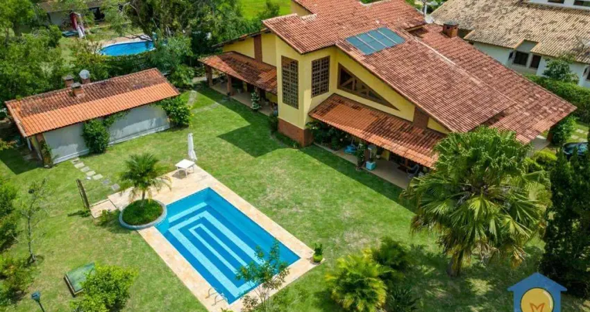 Casa com 5 dormitórios para alugar, 406 m² por R$ 10.000,00/mês - Bairro Do Carmo (Canguera) - São Roque/SP