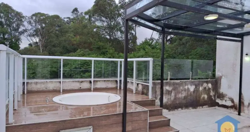 Cobertura com 3 dormitórios à venda, 182 m² por r$ 940.000,00 - granja viana - cotia/sp