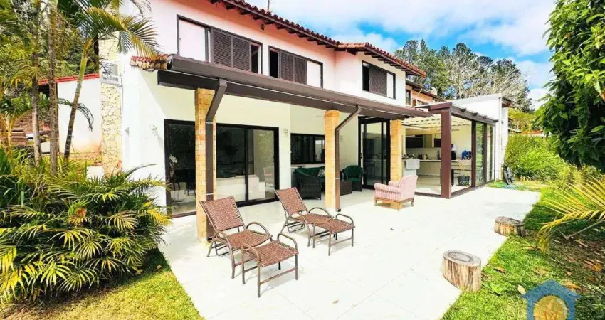 Casa com 3 dormitórios, 340 m² - venda por r$ 2.350.000,00 ou aluguel por r$ 12.089,27/mês - granja viana - granja ii - cotia/sp