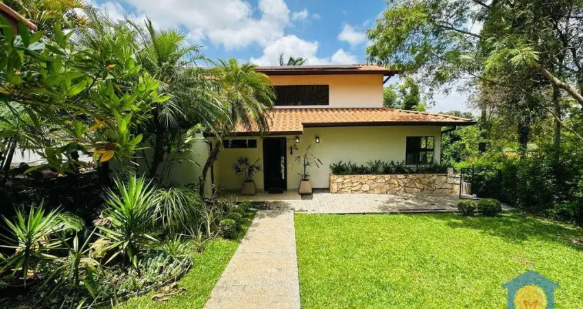 Casa com 4 dormitórios para alugar, 300 m² por r$ 13.000/mês - granja viana - residence park - cotia/sp