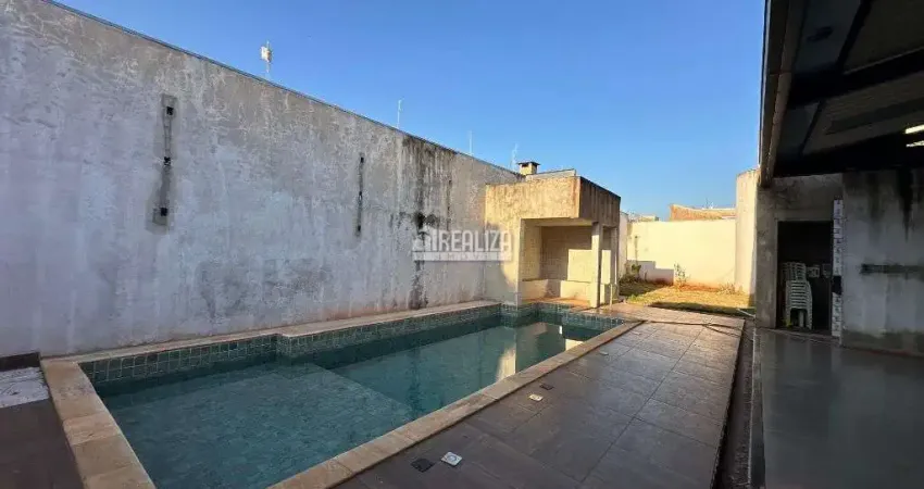 Casa a venda no jardim do lago, uberaba: 4 dormitorios, piscina aquecida e hidromassagem