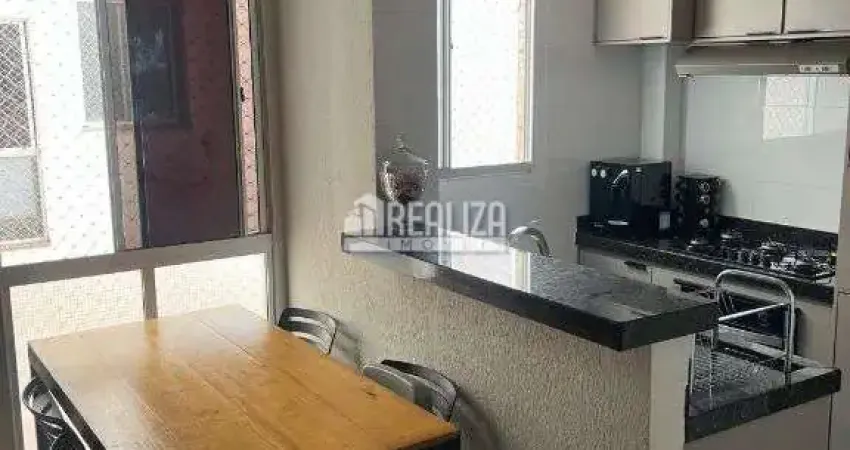 Apartamento de 2 dormitorios com moveis planejados no condominio parque austral, bairro loteamento reserva ushuaia - uberaba
