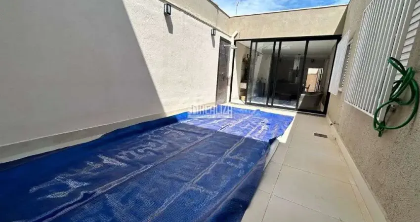Casa com 3 dormitorios e piscina no bairro vila olimpica, uberaba