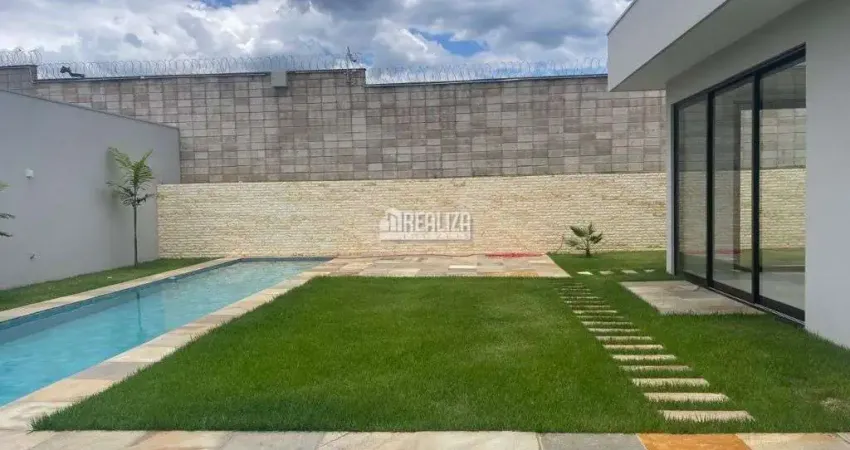 Casa com piscina aquecida e moveis planejados no condominio residencial vila vita, no bairro ouro preto em patrocinio