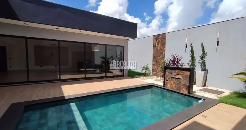 Casa de luxo com 3 suites e piscina aquecida no residencial mario de almeida franco em uberaba