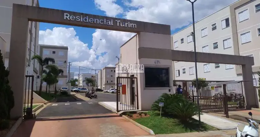 Apartamento de 2 dormitorios no condominio residencial turim, no bairro recreio dos bandeirantes - uberaba