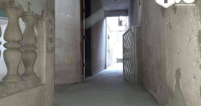 Casa com 1 dormitório para alugar, 50 m² por R$ 800,00/mês - Parque Continental II - Guarulhos/SP