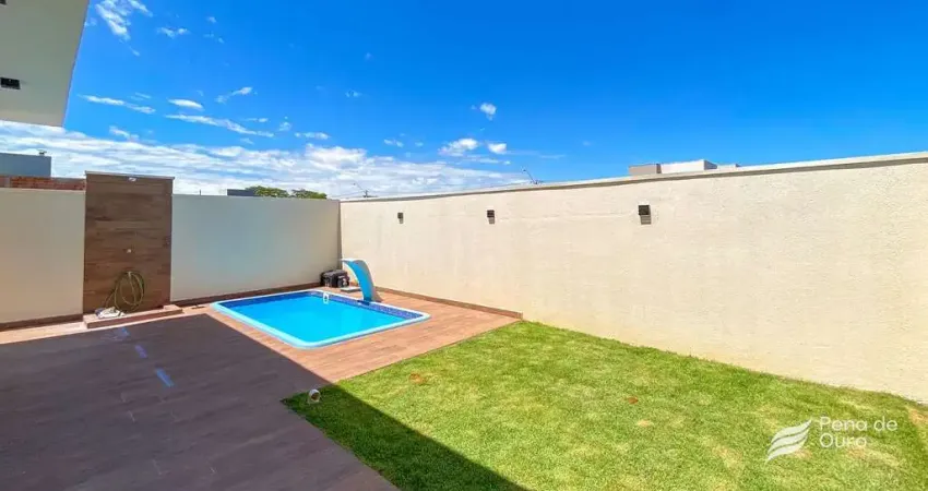 Casa nova com piscina no Condomínio Boa Vista em Birigui