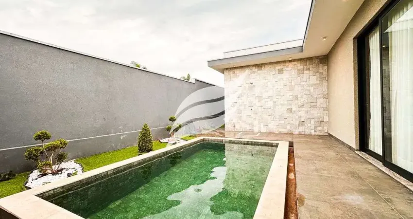 Linda casa 03 suítes e com piscina à venda no condomínio alphaville 2