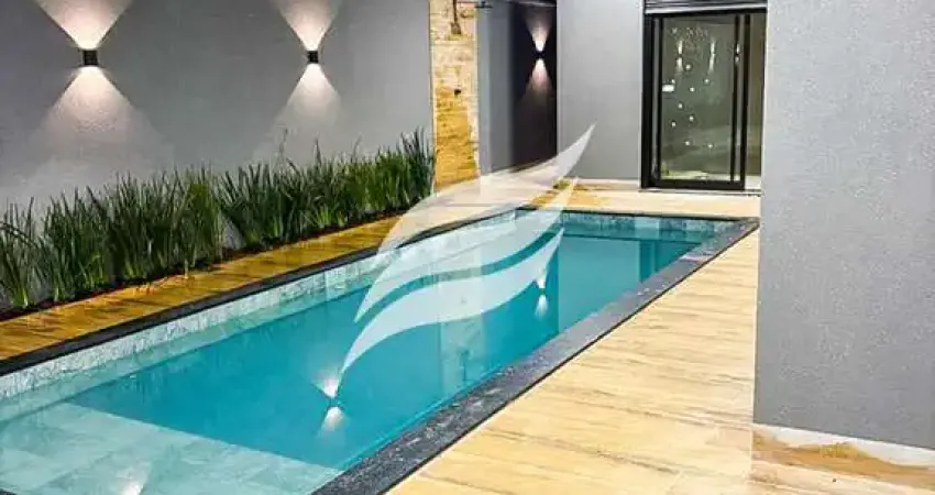 Linda casa 03 suítes e com piscina à venda no condomínio alphaville 2