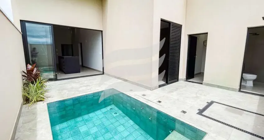 Casa 03 suítes e com piscina à venda no condomínio Barcelona 1, Araçatuba/SP