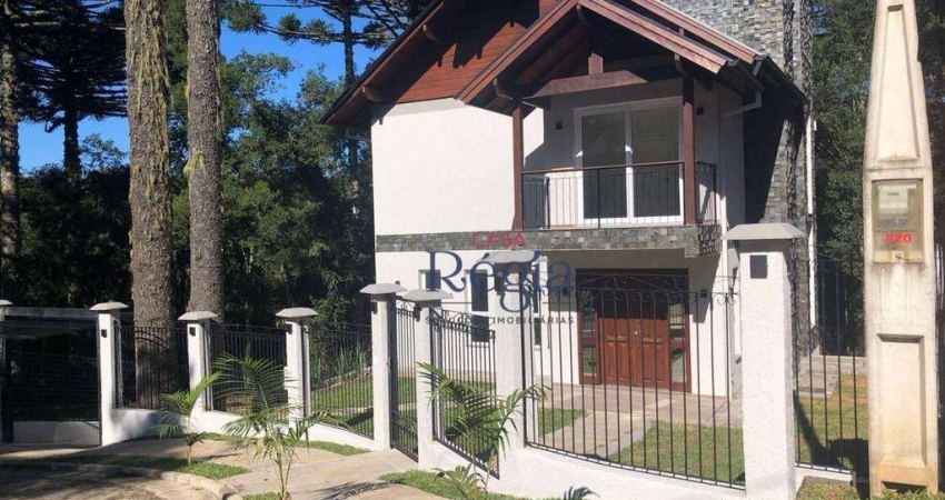 Linda casa com 4 suítes, 254m² por R$ 2.590.000 - Vivendas Do Arvoredo - Gramado/RS!