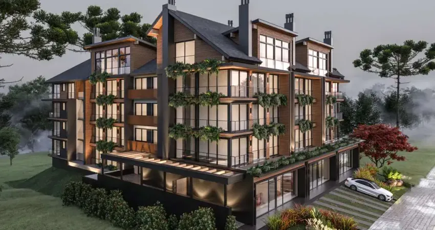 Apartamento 2 quartos sendo 2 suítes para venda no bairro Floresta em Gramado