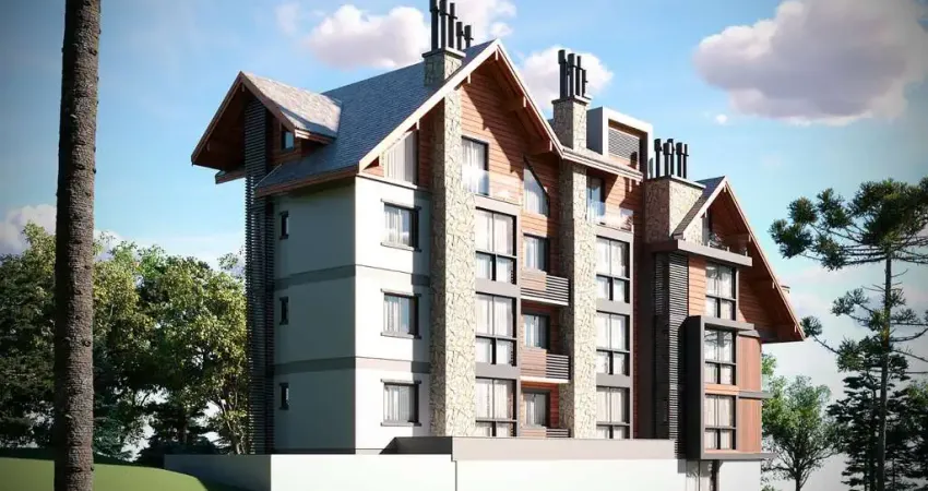 Apartamento 2 quartos sendo 2 suítes para venda no bairro Centro em Gramado
