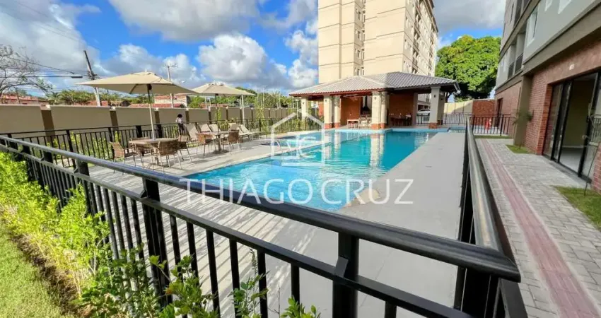 Apartamento para locação em fortaleza, passaré, 2 dormitórios, 2 suítes, 2 banheiros, 1 vaga