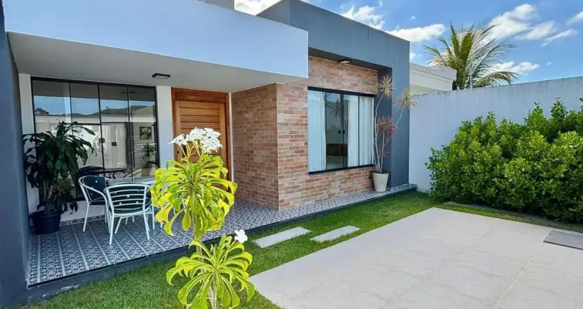 Linda casa linear à venda no condomínio Reserva das Garças