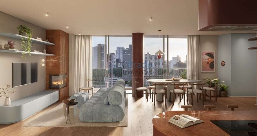 Lançamento à venda, 136 m² privativos, 3 uítes, 2 vagas, Batel, Curitiba, PR