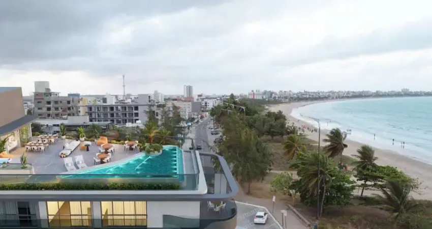 Flat para venda em joão pessoa, bessa, 1 dormitório, 1 banheiro