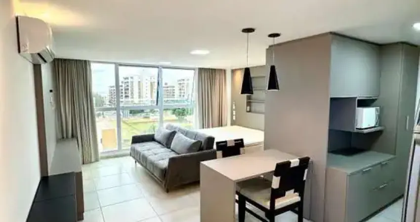 Apartamento mobiliado para venda em cabedelo, ponta de campina, 1 dormitório, 1 banheiro