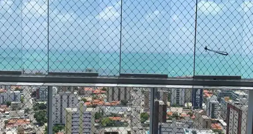 Apartamento alto padrão para venda em joão pessoa, tambaú, 3 dormitórios, 2 suítes, 1 banheiro, 4 vagas