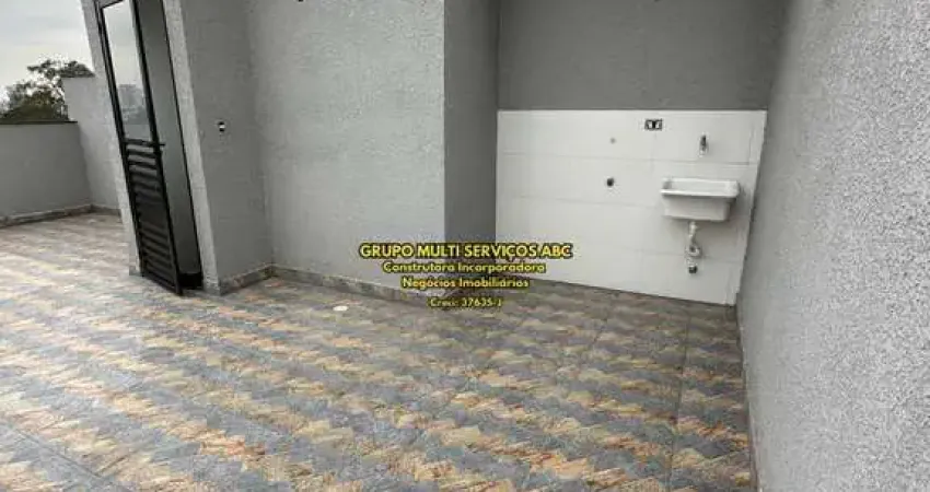 Cobertura com 2 quartos à venda na Rua Javaés, 94, Vila Eldízia, Santo André