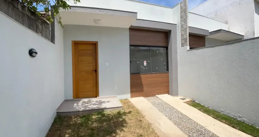 Casa linear no bairro silvestre • 70 m² • quintal • acabamento premium • financia- estrada do mendanha
