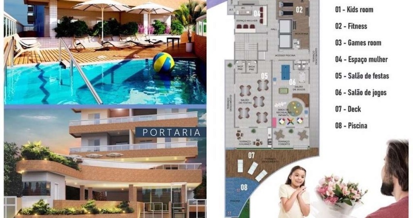 Apartamento Residencial à venda, Vila Guilhermina, Praia Grande - AP1648.