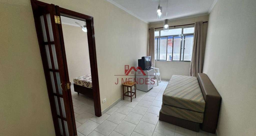 Apartamento com 1 dormitório à venda, 42 m² por R$ 225.000,00 - Canto do Forte - Praia Grande/SP