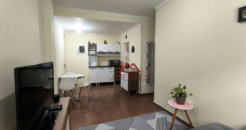 Apartamento com 1 dormitório à venda, 43 m² por R$ 235.000,00 - Canto do Forte - Praia Grande/SP