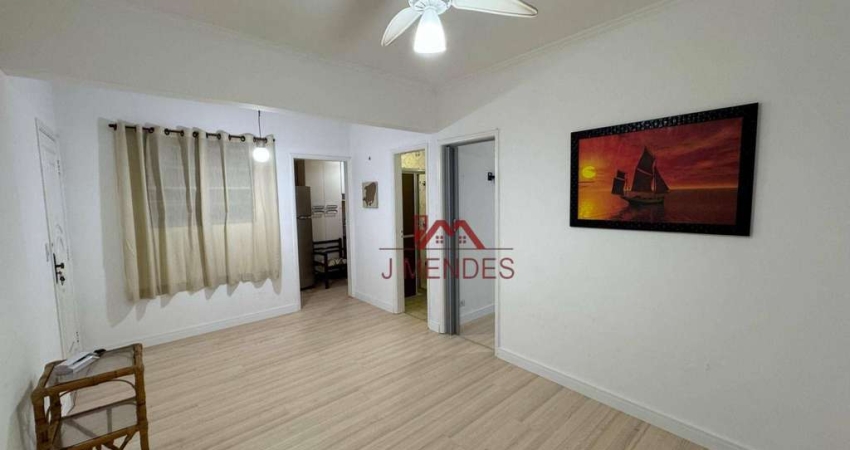 Apartamento com 1 dormitório à venda, 40 m² por R$ 265.000,00 - Aviação - Praia Grande/SP