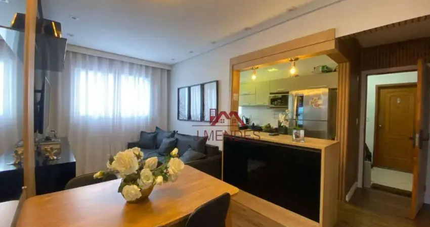Apartamento com 2 dormitórios à venda, 60 m² por R$ 399.000,00 - Vila Guilhermina - Praia Grande/SP