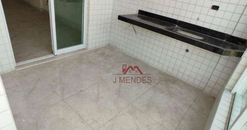 Apartamento com 2 dormitórios à venda, 69 m² por R$ 495.000,00 - Tupi - Praia Grande/SP