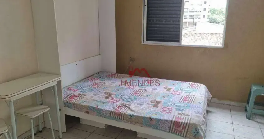 Kitnet com 1 dormitório para alugar, 18 m² por R$ 1.350,00/mês - Aviação - Praia Grande/SP
