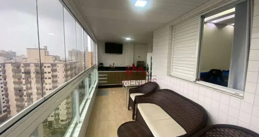 Apartamento com 3 dormitórios à venda, 115 m² por R$ 980.000,00 - Vila Assunção - Praia Grande/SP